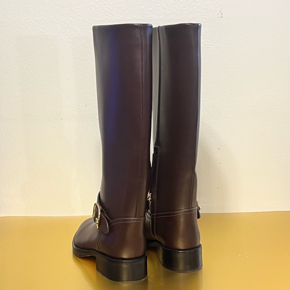 NWOB $295 Coach Madaline Leather Boot - Picture 3 of 8